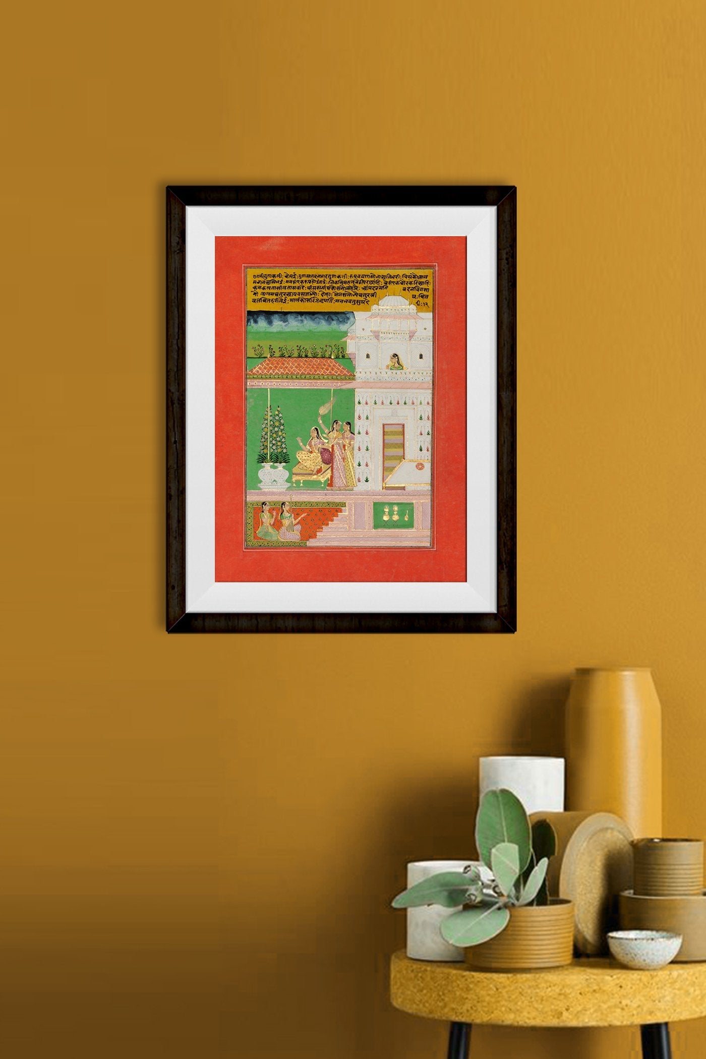 Gunakali Ragini, C. 1750. India, Rajasthan Painting - Meri Deewar 2 : 3 Vertical Premium Wall Art Canvas by MeriDeewar
