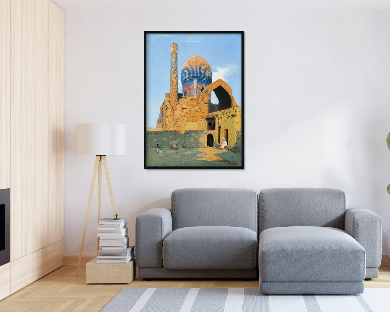 Gur emir mausoleum samarkand Painting - Meri Deewar 3 : 4.2 Vertical Premium Wall Art Canvas by MeriDeewar