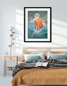 Guru Nanak Ji Painting 3 : 4.2 Vertical Premium Wall Art Canvas by MeriDeewar