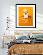 Guru Nanak Ji Painting 3 : 4 Vertical Premium Wall Art Canvas by MeriDeewar