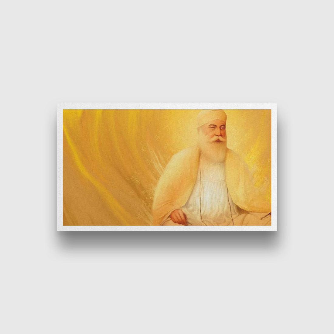 Gurunanakji Painting - Meri Deewar 3 : 2 Horizontal Premium Wall Art Canvas by MeriDeewar