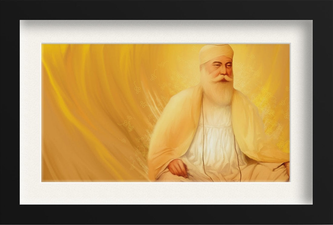 Gurunanakji Painting - Meri Deewar 3 : 2 Horizontal Premium Wall Art Canvas by MeriDeewar