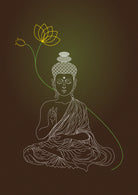 Gutam budhha painting 3 : 4.2 Vertical Premium Wall Art Canvas by MeriDeewar