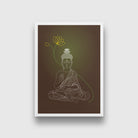 Gutam budhha painting 3 : 4.2 Vertical Premium Wall Art Canvas by MeriDeewar