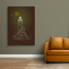 Gutam budhha painting 3 : 4.2 Vertical Premium Wall Art Canvas by MeriDeewar