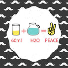 H2O Peace Bachelor Poster Poster A3 / Poster Premium Wall Art Canvas by MeriDeewar