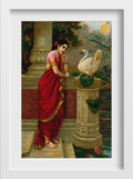 Hamsa damayanti By Raja Ravi Varma Painting - Meri Deewar 2 : 3 Vertical Premium Wall Art Canvas by MeriDeewar