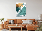 Hand drawn abstract shapes Painting 4 X 5.5 Vertical Premium Wall Art Canvas by MeriDeewar
