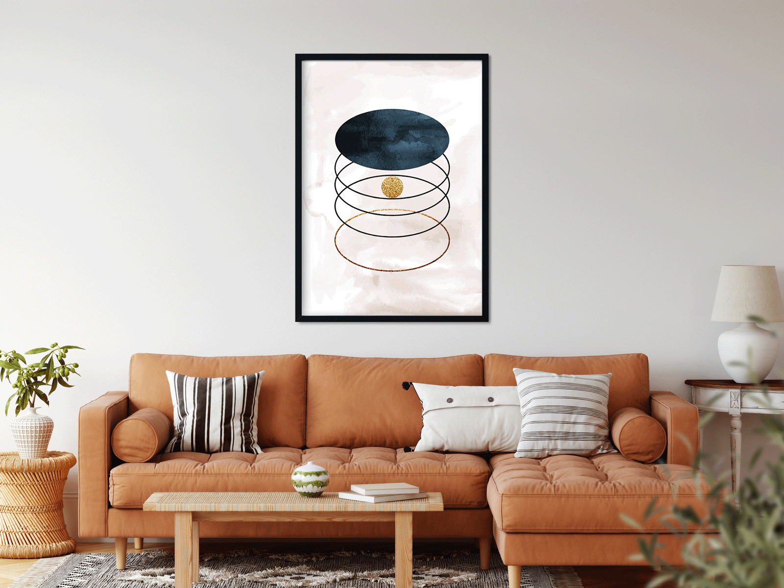 Hand painted watercolor abstract Painting 3 : 4.2 Vertical Premium Wall Art Canvas by MeriDeewar