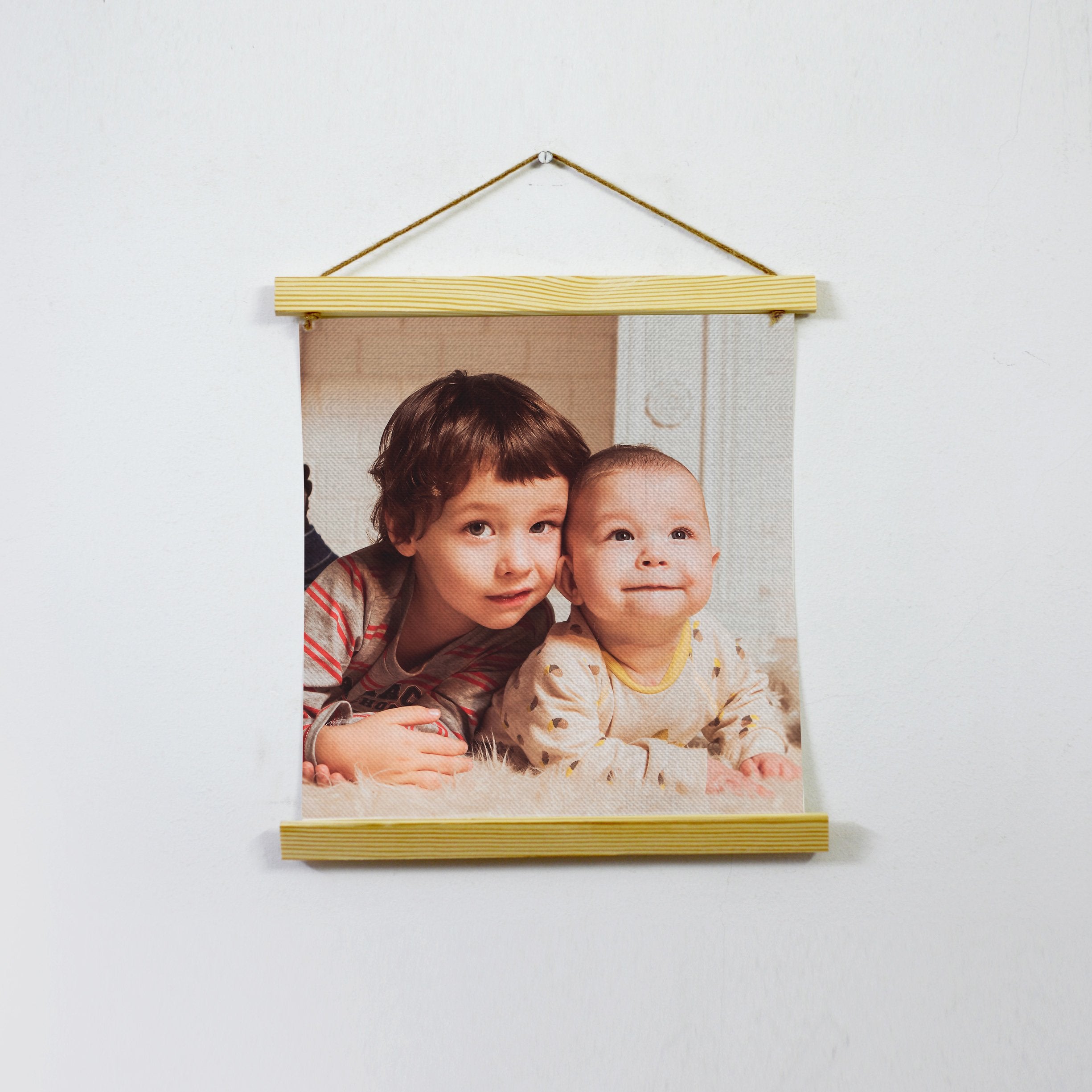 Hanging Canvas Photo Print Gift - Meri Deewar custom 12 x 18 / 18 x12 Inches Premium Wall Art Canvas by MeriDeewar