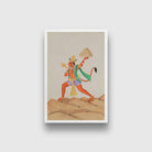 Hanuman carrying the mountain Painting - Meri Deewar 2 : 3 Vertical Premium Wall Art Canvas by MeriDeewar