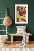 Hanuman Painting 1 : 2 Vertical Premium Wall Art Canvas by MeriDeewar
