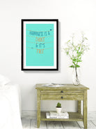 Happiness is choice and it's free Poster Poster A3 / Poster Premium Wall Art Canvas by MeriDeewar
