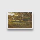 Harvest Scene painting - Meri Deewar 3 : 2 Horizontal Premium Wall Art Canvas by MeriDeewar