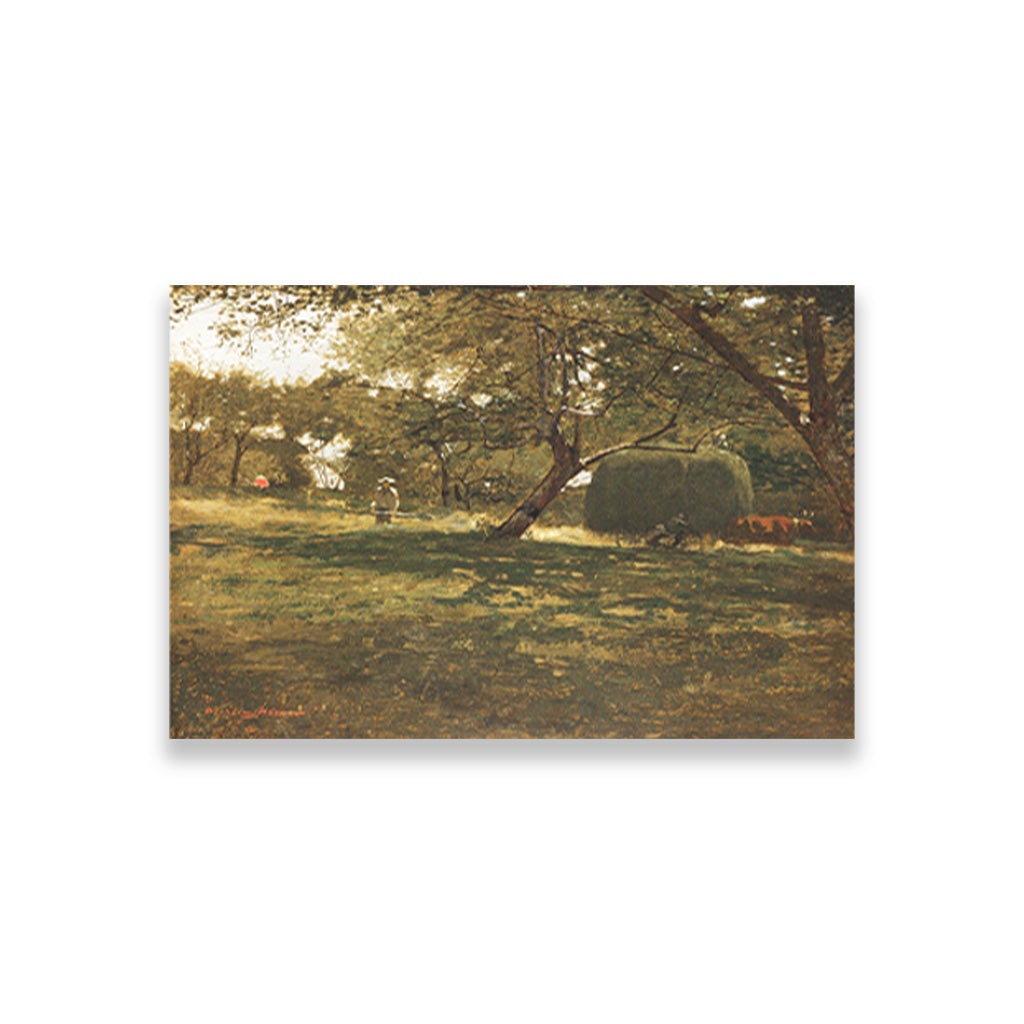 Harvest Scene painting - Meri Deewar 3 : 2 Horizontal Premium Wall Art Canvas by MeriDeewar