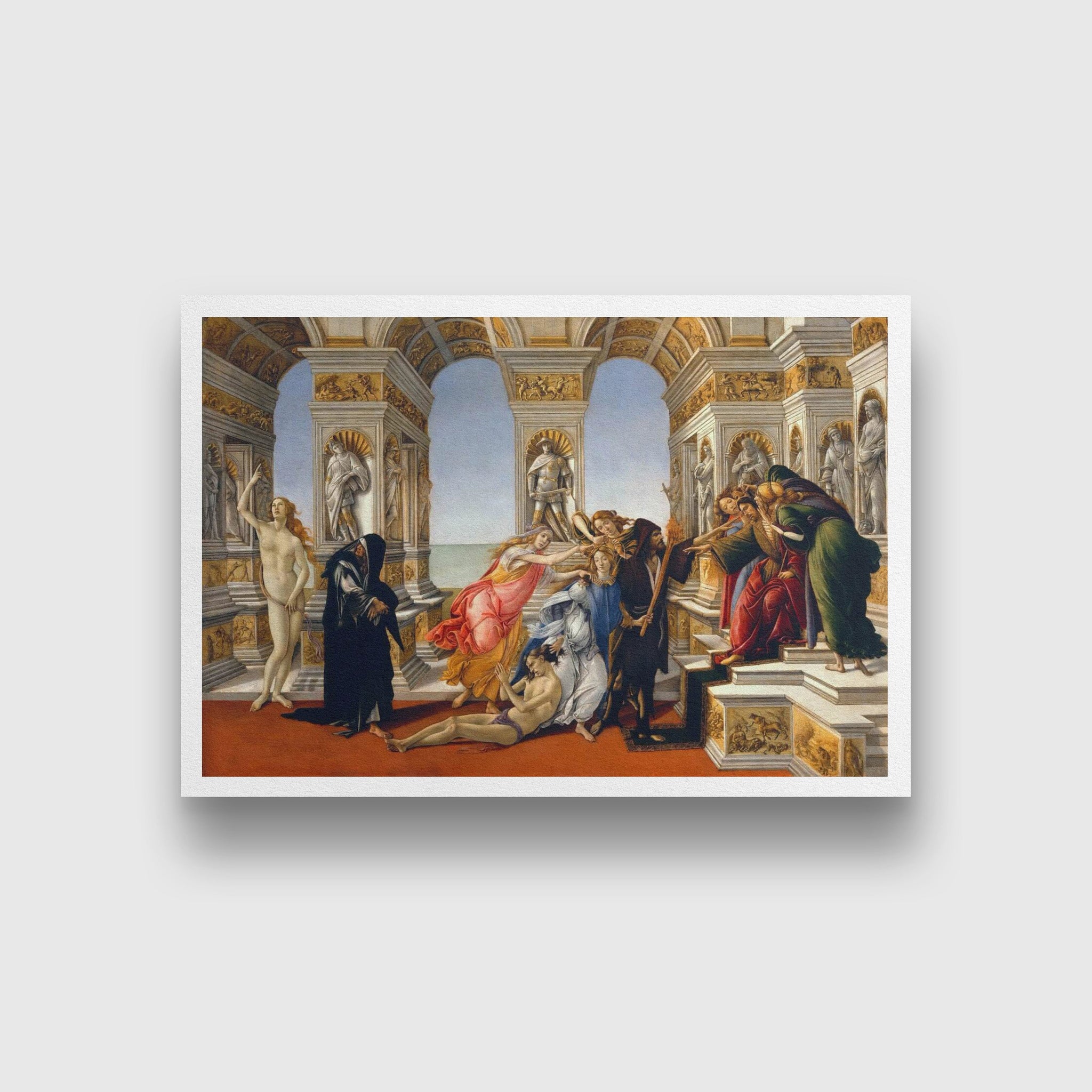Head Of Christ Painting - Meri Deewa 5 : 6 Vertical Premium Wall Art Canvas by MeriDeewar
