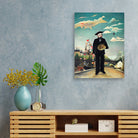 Henri Rousseaus Myself Portrait Painting - Meri Deewar 4 :5 Vertical Premium Wall Art Canvas by MeriDeewar