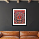Hevajra Mandala Painting 4 :5 Vertical Premium Wall Art Canvas by MeriDeewar