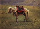Himalayan ponies Painting - Meri Deewar 4 : 3 Horizontal Premium Wall Art Canvas by MeriDeewar