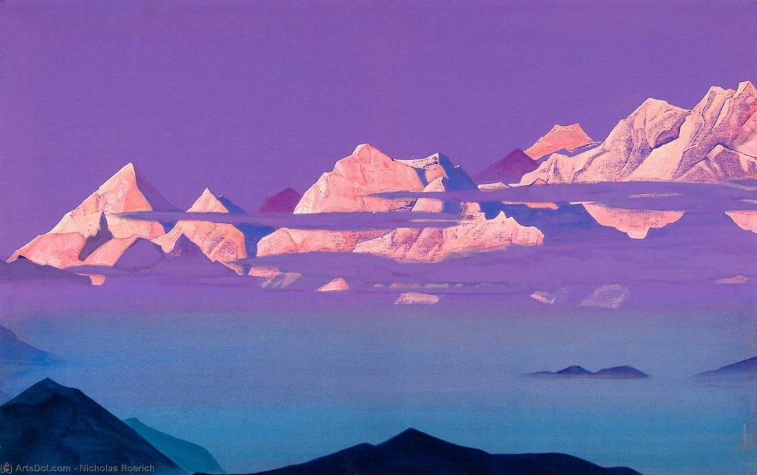 Himalayas Painting - Meri Deewar - MeriDeewar