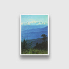 Himalayas in the evening Painting - Meri Deewar 2 : 3 Vertical Premium Wall Art Canvas by MeriDeewar