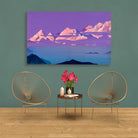 Himalayas Painting - Meri Deewar 3 : 2 Horizontal Premium Wall Art Canvas by MeriDeewar