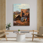 Home Sweet Home painting - Meri Deewar 3 : 4 Vertical Premium Wall Art Canvas by MeriDeewar