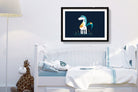 Horse Pond Painting - Meri Deewar 3 : 2 Horizontal Premium Wall Art Canvas by MeriDeewar
