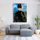 Horsewoman Painting - Meri Deewar 3 : 4.2 Vertical Premium Wall Art Canvas by MeriDeewar