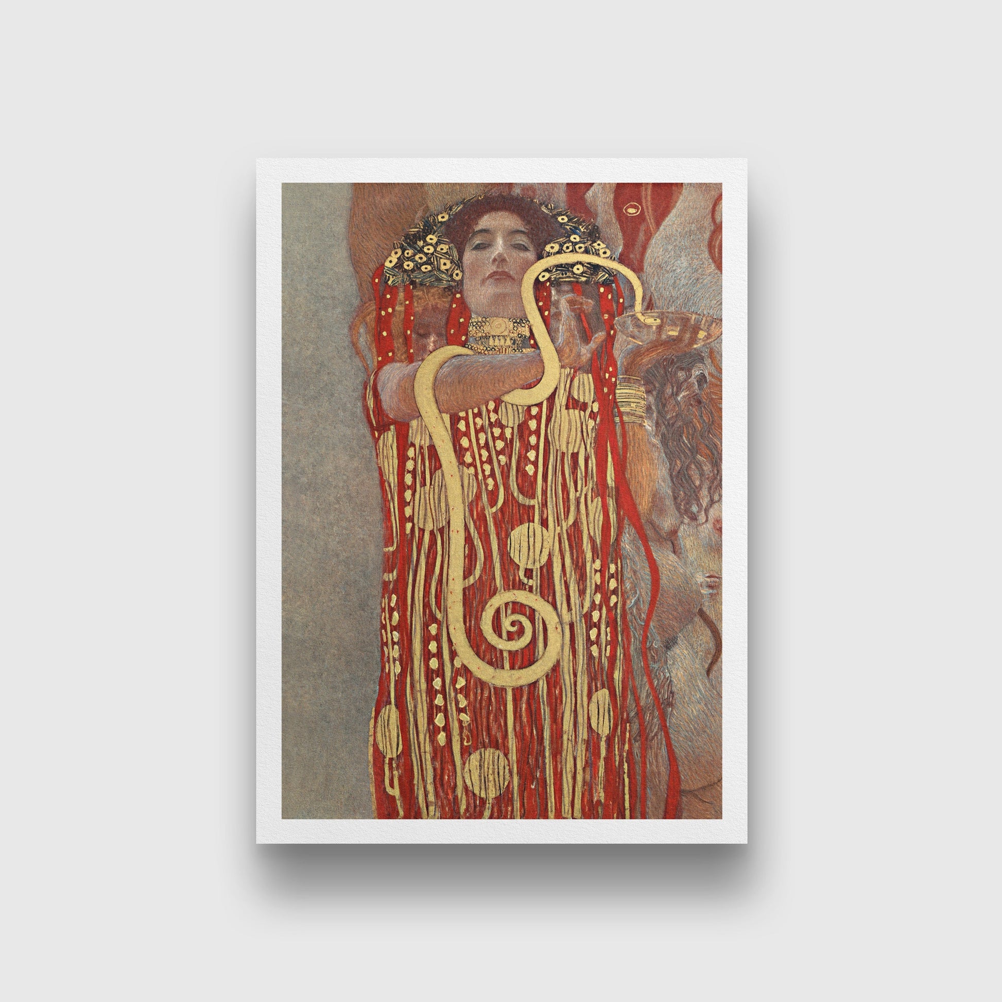 Hygieia famous painting 2 : 3 Vertical Premium Wall Art Canvas by MeriDeewar