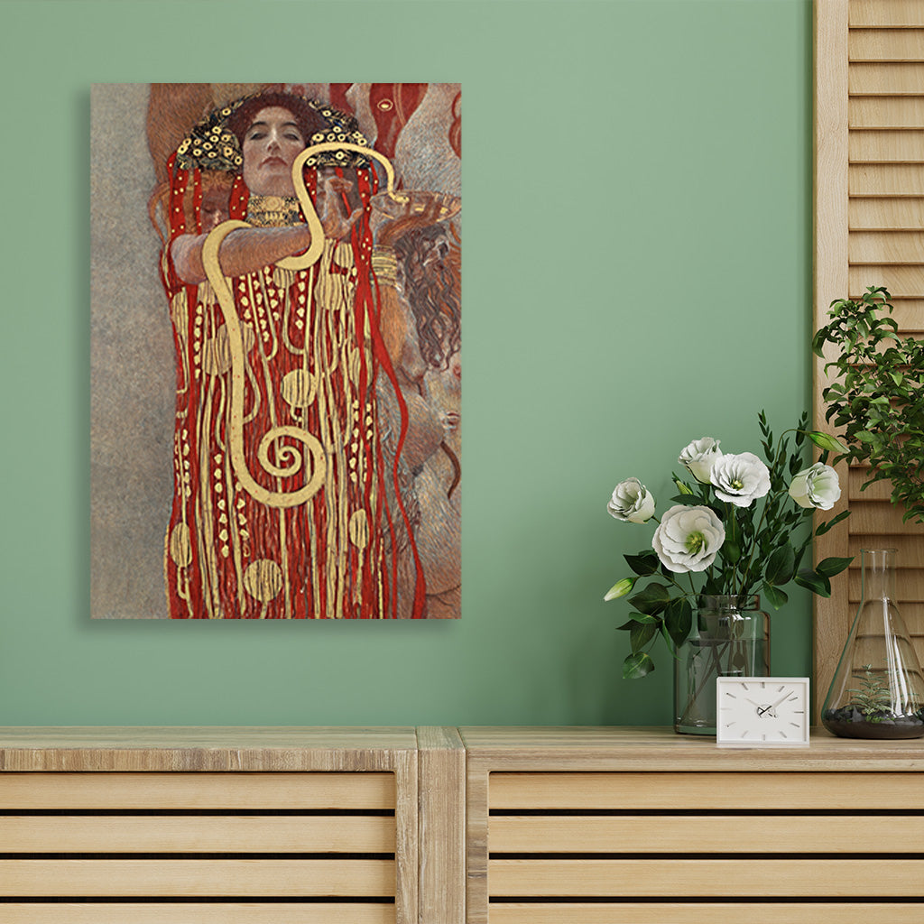 Hygieia famous painting 2 : 3 Vertical Premium Wall Art Canvas by MeriDeewar
