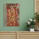 Hygieia famous painting 2 : 3 Vertical Premium Wall Art Canvas by MeriDeewar