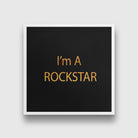 I-am-rockstar duo collection-1 1 : 1 Square Premium Wall Art Canvas by MeriDeewar