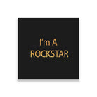 I-am-rockstar duo collection-1 1 : 1 Square Premium Wall Art Canvas by MeriDeewar