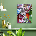 I and the Village Painting - Meri Deewar 3 : 4 Vertical Premium Wall Art Canvas by MeriDeewar