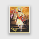 Illustrious Shivaji Framed Wall Painting 2 : 3 Vertical Premium Wall Art Canvas by MeriDeewar