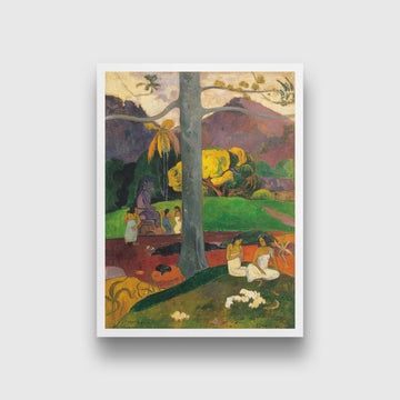 In Olden Times Painting - Meri Deewar 3 : 4 Vertical Premium Wall Art Canvas by MeriDeewar