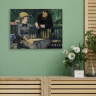 In the Conservatory Painting - Meri Deewar 4 : 3 Horizontal Premium Wall Art Canvas by MeriDeewar