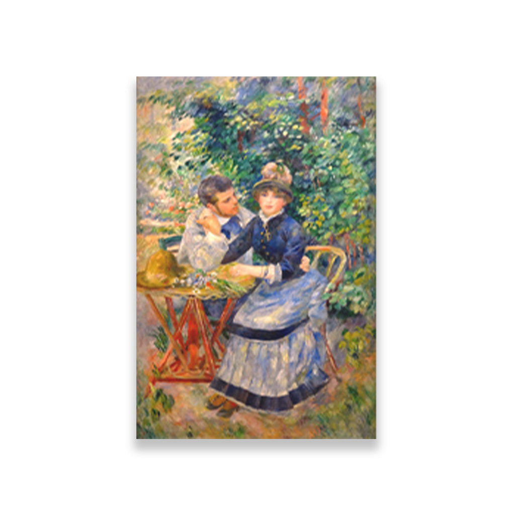 In The Garden Painting - Meri Deewar 2 : 3 Vertical Premium Wall Art Canvas by MeriDeewar