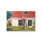 In the Garden painting - Meri Deewar 3 : 2 Horizontal Premium Wall Art Canvas by MeriDeewar