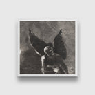 In the Heights of Heaven 1 : 1 Square Premium Wall Art Canvas by MeriDeewar