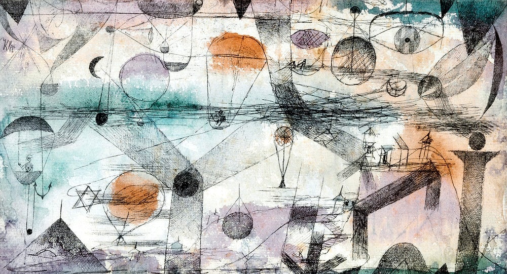 In the realm of air painting - Meri Deewar 4 : 3 Horizontal Premium Wall Art Canvas by MeriDeewar