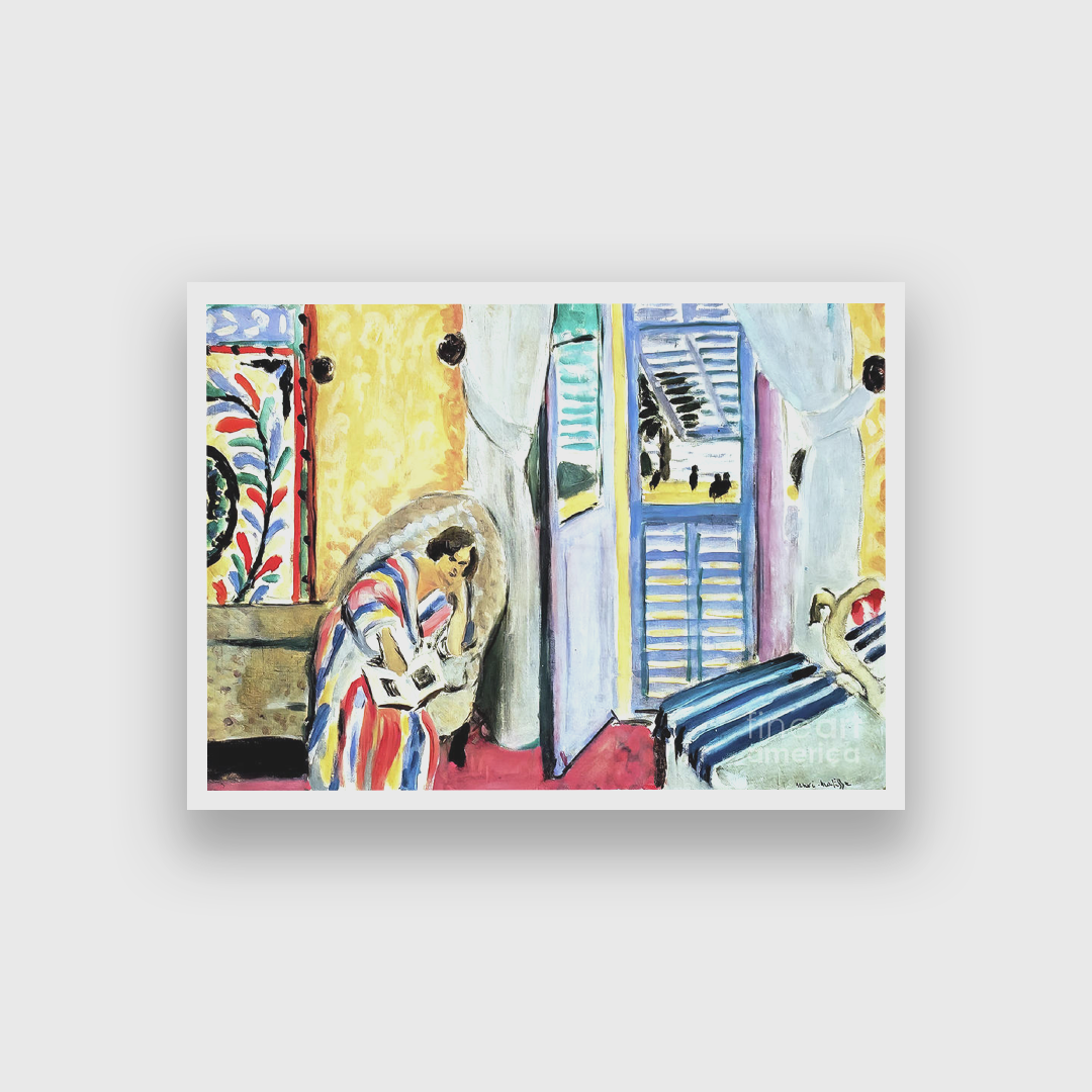 Interior at Nice Painting 3 : 2 Horizontal Premium Wall Art Canvas by MeriDeewar