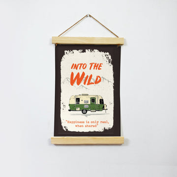 Into the Wild Poster Canvas Hanging Canvas Premium Wall Art Canvas by MeriDeewar