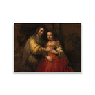 isssac and rebecca Painting - Meri Deewar 4 : 3 Horizontal Premium Wall Art Canvas by MeriDeewar