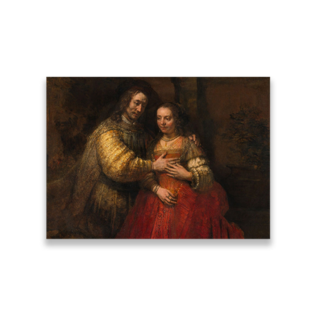 isssac and rebecca Painting - Meri Deewar 4 : 3 Horizontal Premium Wall Art Canvas by MeriDeewar