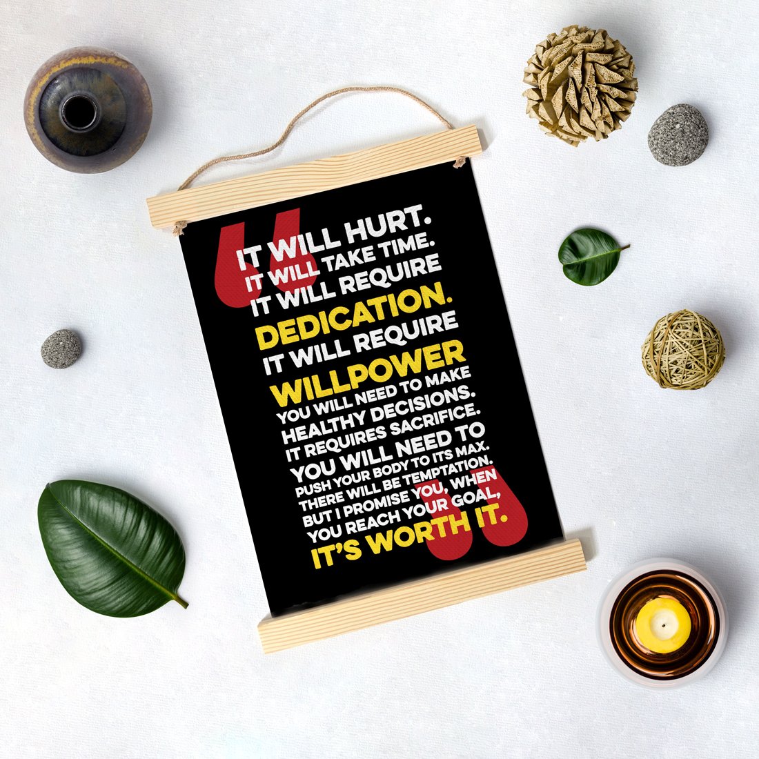 It will hurt Poster Canvas Hanging Canvas Premium Wall Art Canvas by MeriDeewar