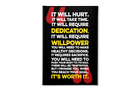 It-will-hurt Poster Poster A3 / Poster Premium Wall Art Canvas by MeriDeewar