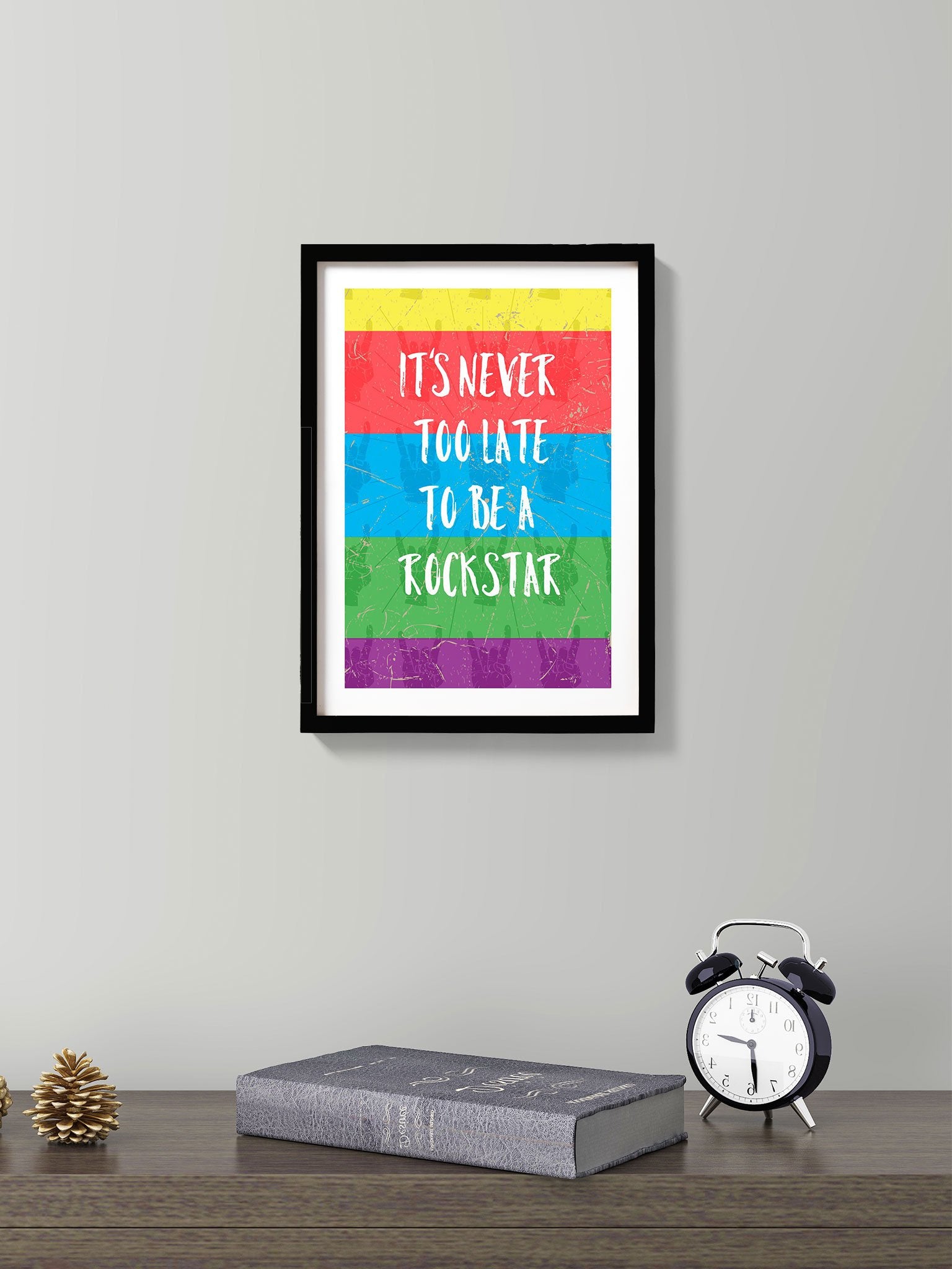 Its never too late poster Poster A3 / Poster Premium Wall Art Canvas by MeriDeewar