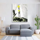 jacob's ladder Painting - Meri Deewar 5 : 6 Vertical Premium Wall Art Canvas by MeriDeewar